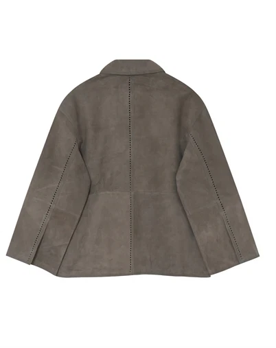 Day Birger et Mikkelsen - Harry Light Suede Jakke - Walnut